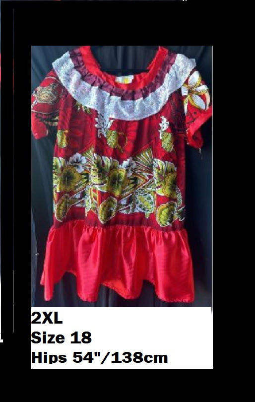 Meri Blouse -2xl Red Turtle Conch